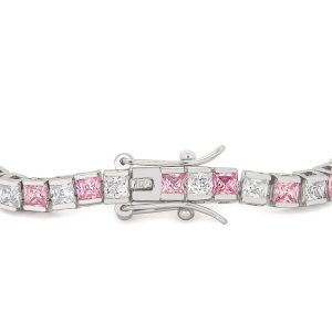Valentine Cubic Zirconia Tennis Bracelet - Image 2