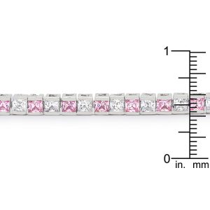 Valentine Cubic Zirconia Tennis Bracelet - Image 3