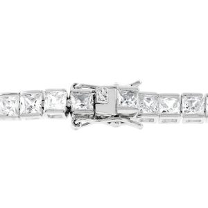 Clear Cubic Zirconia Tennis Bracelet - Image 2