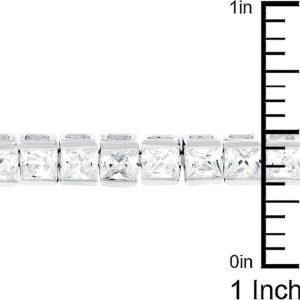Clear Cubic Zirconia Tennis Bracelet - Image 3