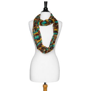 Mint Mara Cultural Infinity Scarf - Image 3