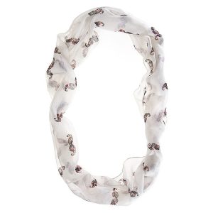 Forever White Infinity Scarf - Image 2