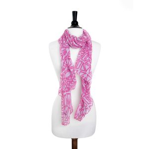 Audrey Pink Scarf - Image 2