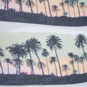 Green Bonnie Tropical Scarf - Image 2