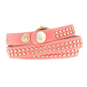Pink Mini Studded Wrap Watch - Image 2