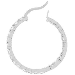 Eternity Hoop Earrings - Image 2