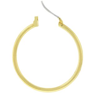 Golden Hoop Earrings - Image 2