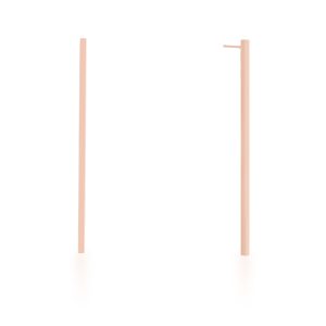 Carolee Rose Gold Stainless Steel Long Line Drop Earrings - Image 2