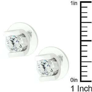 Brilliant Set Cubic Zirconia Earrings - Image 3