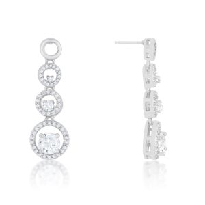 Graduated Drop Earrings - Image 2