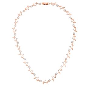 Rose Gold Tone Vineyard Necklace - Image 2