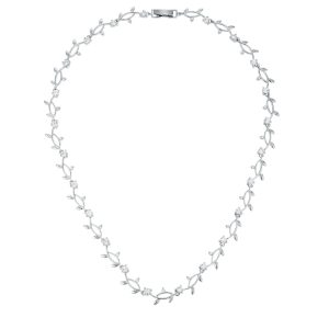 Rhodium Plated Vineyard Necklace - Image 2