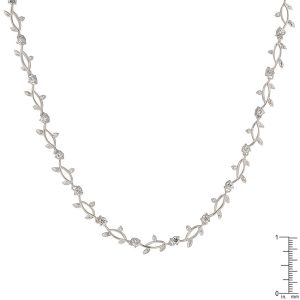 Rhodium Plated Vineyard Necklace - Image 4