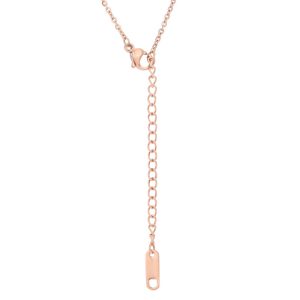 Beatrice Rose Gold Stainless Steel Delicate Butterfly Necklace - Image 2