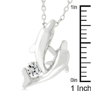 Dual Dolphin Pendant - Image 3