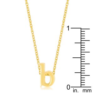Golden Initial B Pendant - Image 3