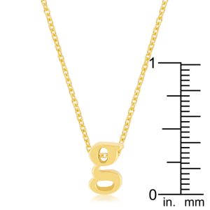 Golden Initial G Pendant - Image 3