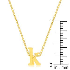 Golden Initial K Pendant - Image 3