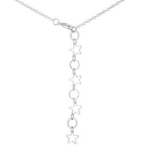 .12 Ct Rhodium Heart and Arrow Pendant with CZ - Image 2