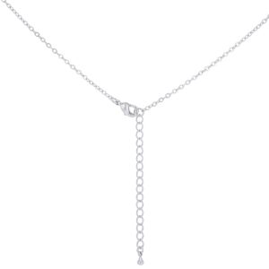 Halo Graduated Cubic Zirconia Pendant - Image 2