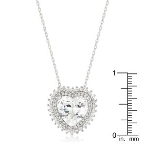 Halo Heart Pendant - Image 3