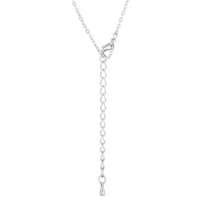 Beautiful Floral Cut Champagne CZ Pendant - Image 2