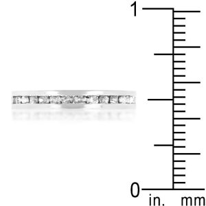 Stylish Stackables Clear Crystal Crystal Ring - Image 3