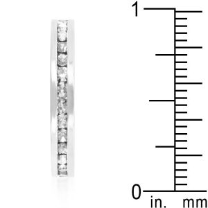 Stylish Stackables Clear Crystal Crystal Ring - Image 4