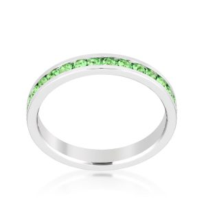Stylish Stackables Peridot Crystal Ring - Image 2