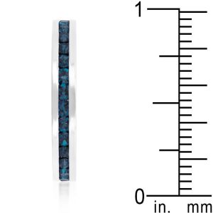 Stylish Stackables with Montana Blue Crystal Ring - Image 4