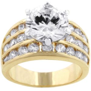 Classic Gold Engagement Ring - Image 2