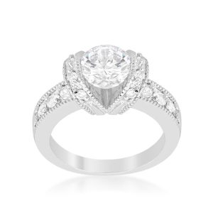 Tension Set Engagement Ring - Image 2