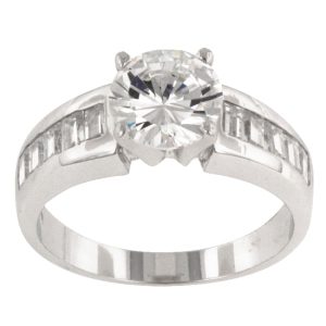 Antoinette Silver Engagement Ring - Image 2