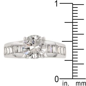 Antoinette Silver Engagement Ring - Image 3