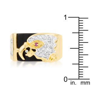 Cubic Zirconia Eagle Men's Ring - Image 3