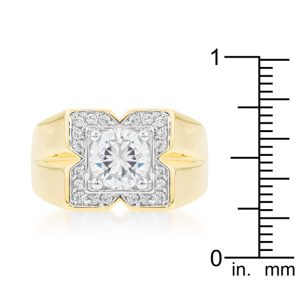 Golden Star Mens Ring - Image 2