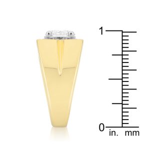 Golden Star Mens Ring - Image 3