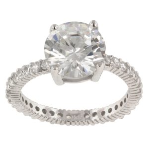 Queen Anne Clear Ring - Image 2