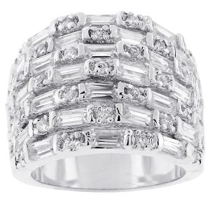 Multi Row Cubic Zirconia Fashion Ring - Image 2