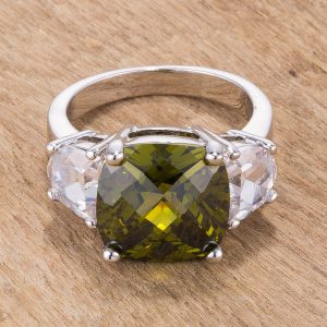 Olive Triplet Ring - Image 2