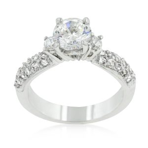 Classic Pave Bridal Ring - Image 2
