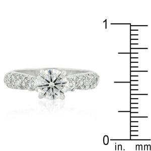 Classic Pave Bridal Ring - Image 3