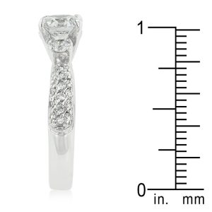 Classic Pave Bridal Ring - Image 4