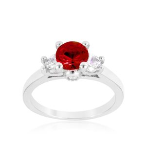 Mini Ruby Triplet Ring - Image 2