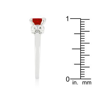 Mini Ruby Triplet Ring - Image 4