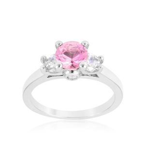 Mini Pink Ice Triplet Ring - Image 2
