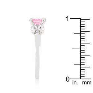 Mini Pink Ice Triplet Ring - Image 4
