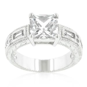 Clear Cubic Zirconia 5-Stone Ring - Image 2