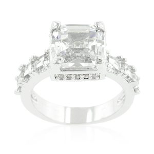 Asscher Cut Engagement Ring - Image 2