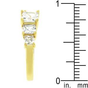 5-Stone Anniversary Ring in Goldtone - Image 4